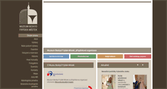 Desktop Screenshot of muzeumbeskyd.com